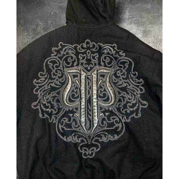 Pelle Pelle Fur Hood Wool Jacket - Picture 2 of 5